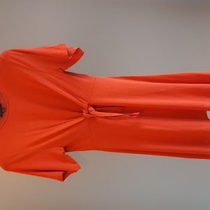 AE Studio Short sleeved dress Size Medium.  Orange